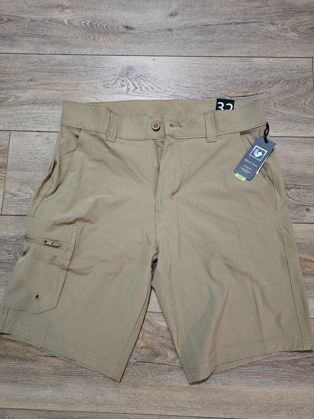 burnside Khaki/Tan Men's Cargo Shorts